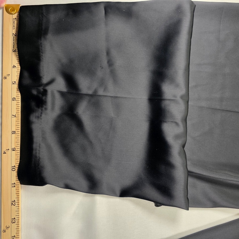 The Limited Women 3X Black Satin Wide Leg Dress Pants Elastic Back Waist H813 - Picture 4 of 7